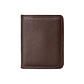 Billetera Hombre Corta Tarjetero Plegable Cuero PU MW08193 Cafe - Miniatura 2