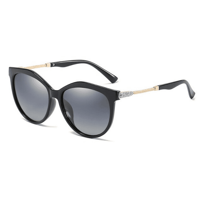 Gafas Lentes Sol Mujer Ojo De Gato Polarizadas UV400 3015 Negro