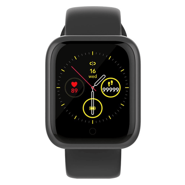 Smartwatch GT Reloj Inteligente Podometro Pantalla Color Negro