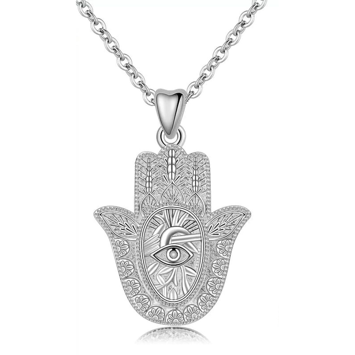 Dije Mujer Mano Hamsa Plata 312 CYD 1
