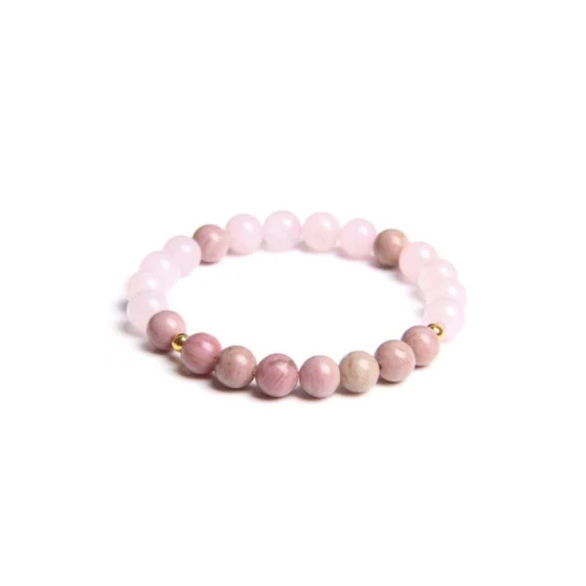 Manilla Pulsera Grano Cuarzo Rosa FD1725 1