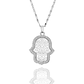 Collar Dije Mujer Mano De Hamsa X204 - Miniatura 1