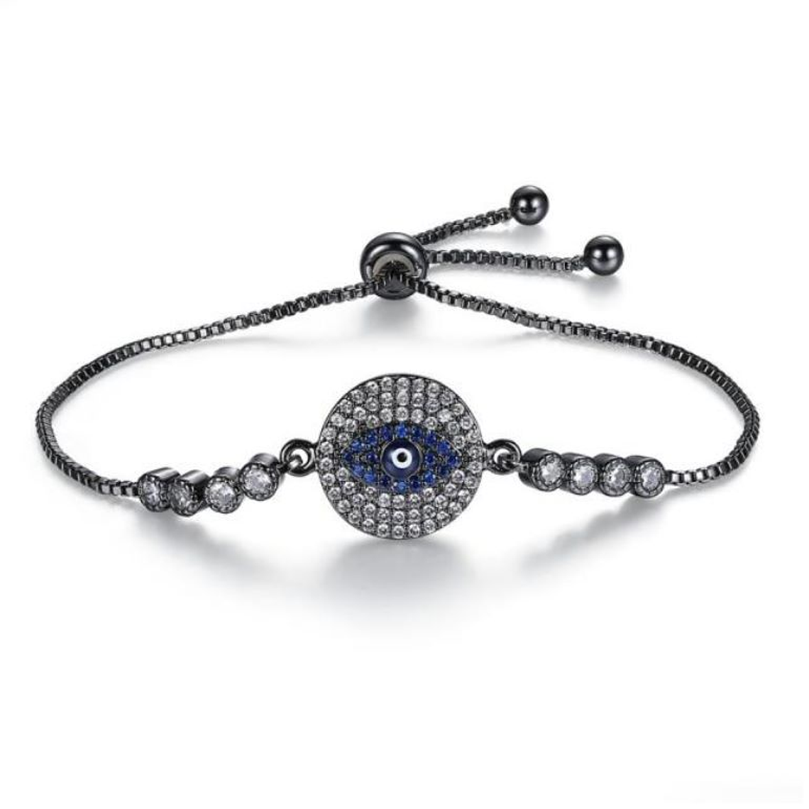 Pulsera Mujer Ojo De Dios C004 Negro 1