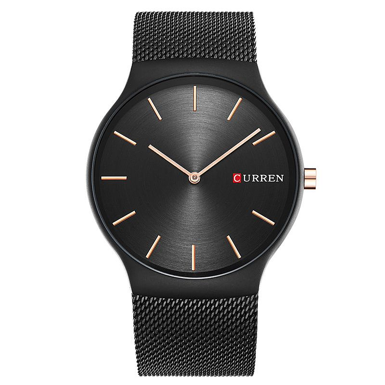Reloj Para Hombre Cuarzo Análogo Acero CURREN 8256 Negro 1