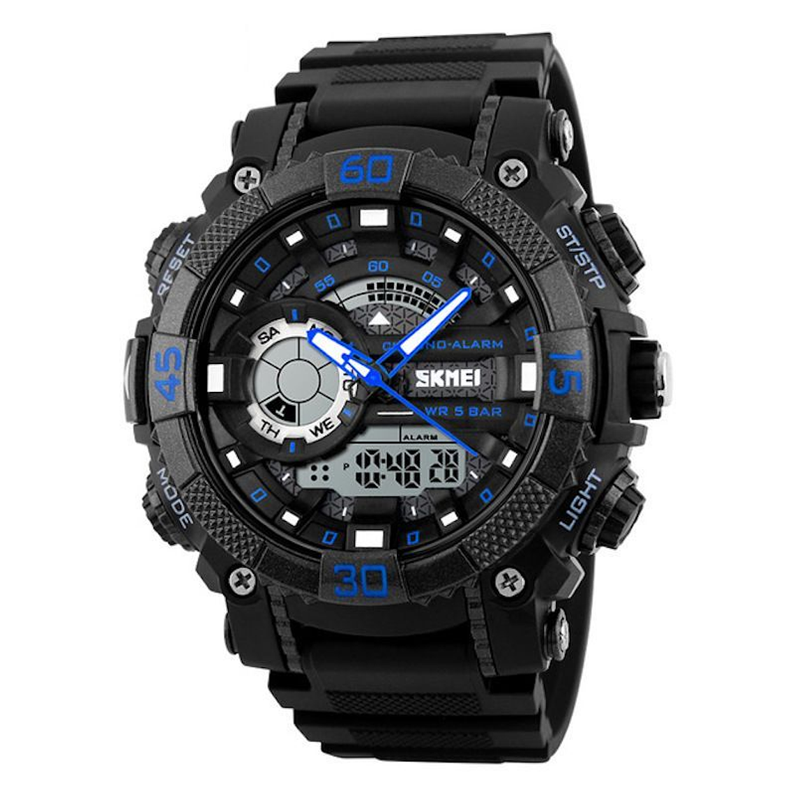 Reloj Hombre Analogico Digital Deportivo SKMEI 1228 Azul 1