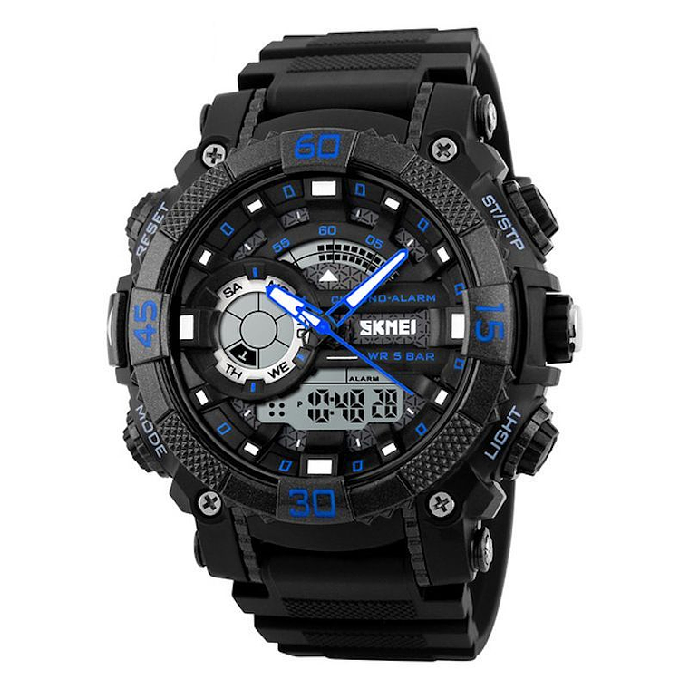 Reloj Hombre Analogico Digital Deportivo SKMEI 1228 Azul 1