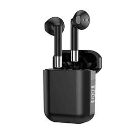 Mini Auriculares Inalambricos Microfono K2 TWS Negro Gris