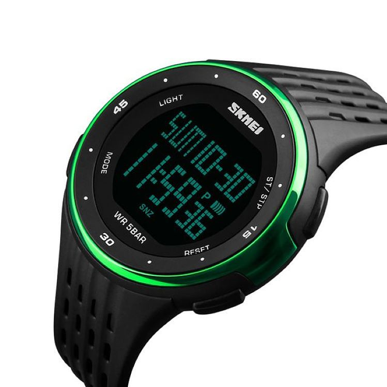 Reloj Deportivo Digital SKMEI 1219 Natación Color Verde 1