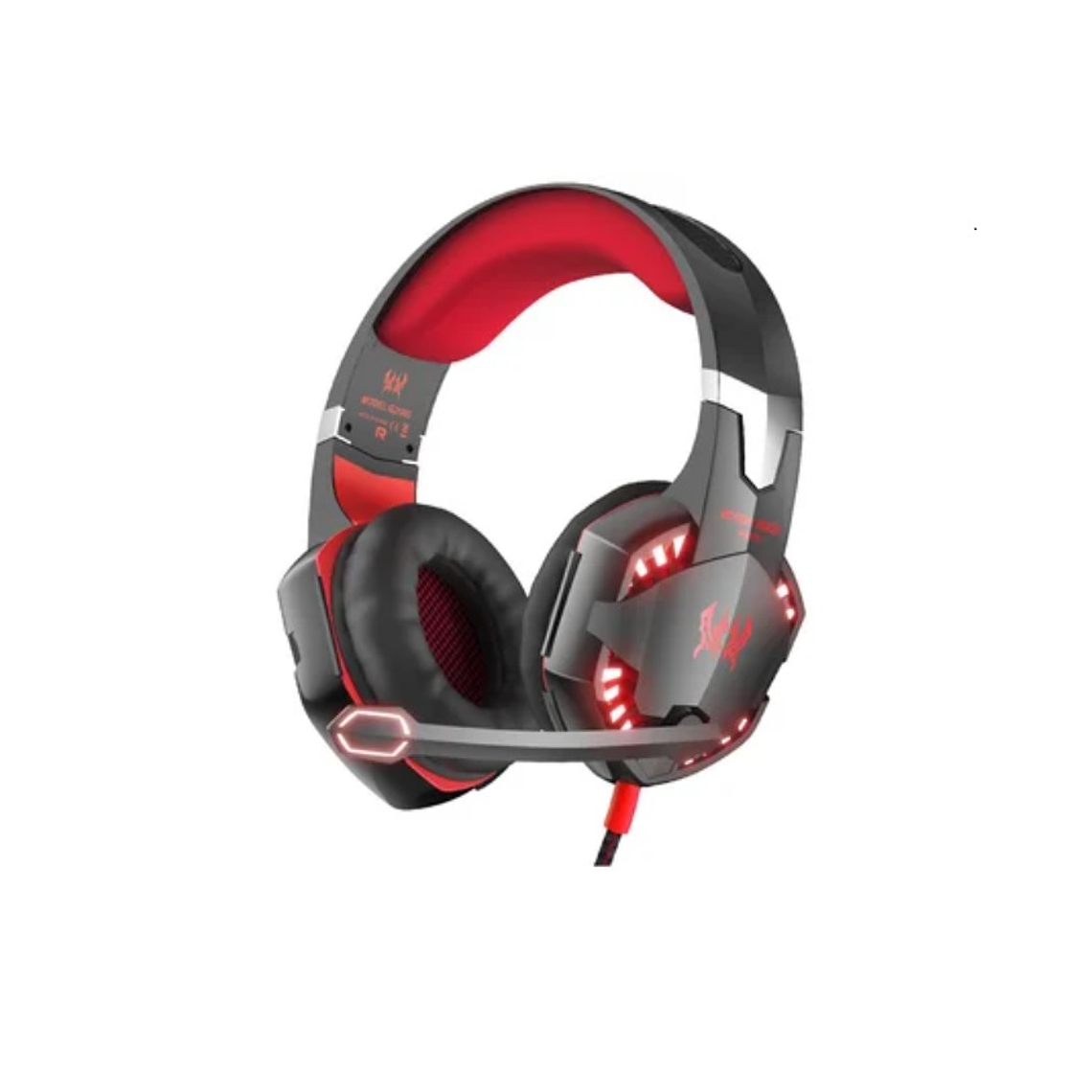 Audifonos Microfono Gaming Estereo Kotion G2000 Rojo 1