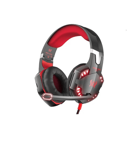 Audifonos Microfono Gaming Estereo Kotion G2000 Rojo