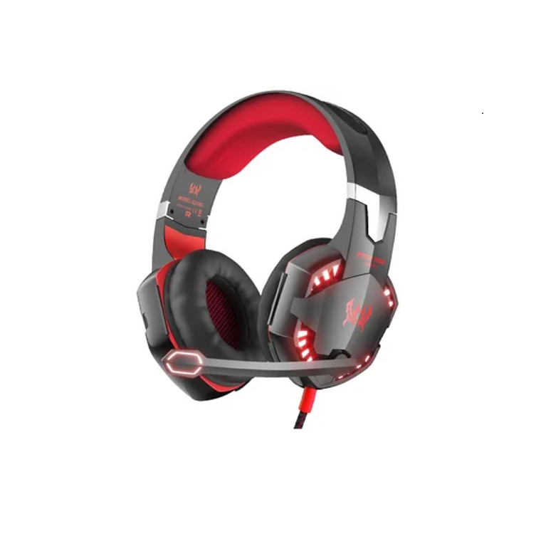 Audifonos Microfono Gaming Estereo Kotion G2000 Rojo 1