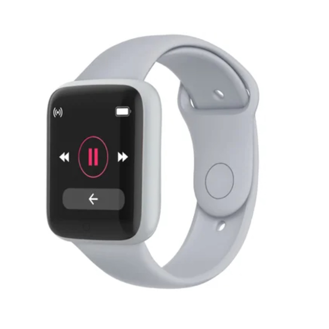 Smartwatch Reloj Inteligente D20 Monitor Ritmo Cardiaco Gris 2
