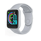 Smartwatch Reloj Inteligente D20 Monitor Ritmo Cardiaco Gris - Miniatura 1