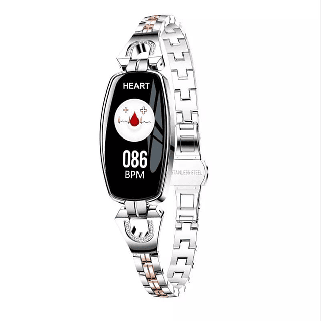 Smartwatch LEMFO H8 Mujer Ritmo Cardiaco Bluetooth Plateado