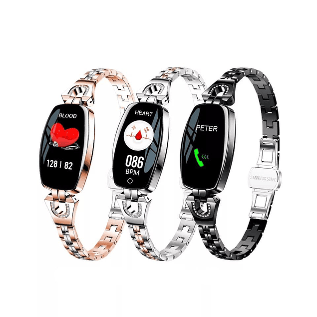 Smartwatch LEMFO H8 Mujer Ritmo Cardiaco Bluetooth Dorado