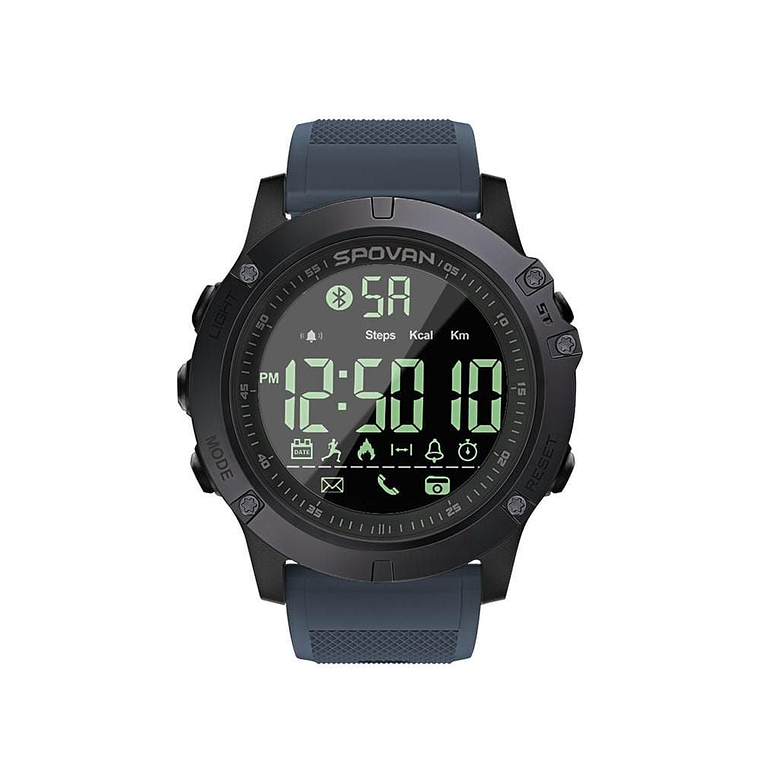 Smartwatch SPOVAN PR1 Hombre Running Ciclismo Caminar 5ATM Azul 1