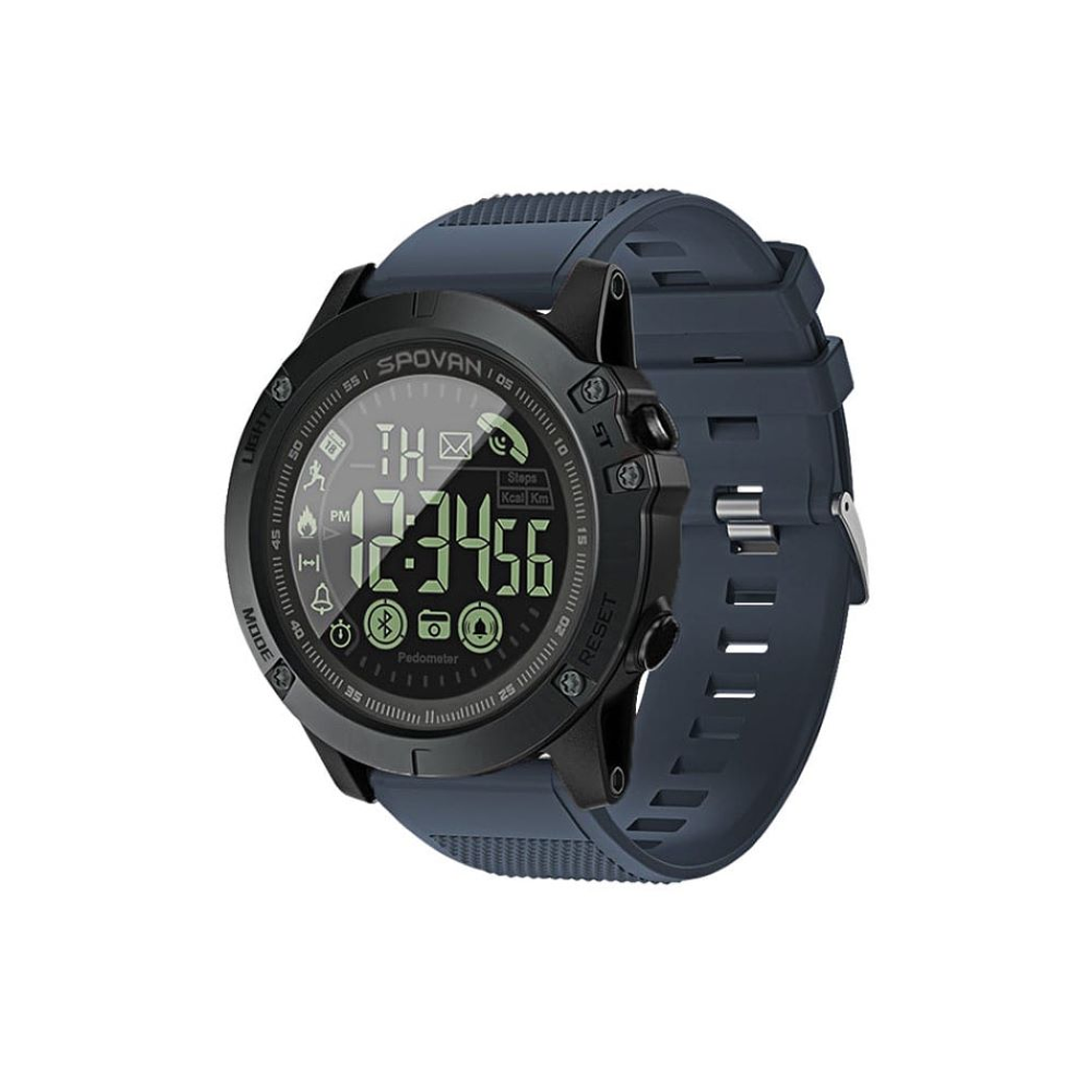 Smartwatch SPOVAN PR1 Hombre Running Ciclismo Caminar 5ATM Azul 2