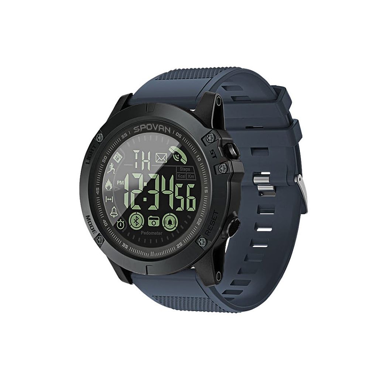 Smartwatch SPOVAN PR1 Hombre Running Ciclismo Caminar 5ATM Azul 2