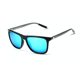 Gafas Sol Polarizadas Unisex Aluminio Veithdia 6108 Color Azul