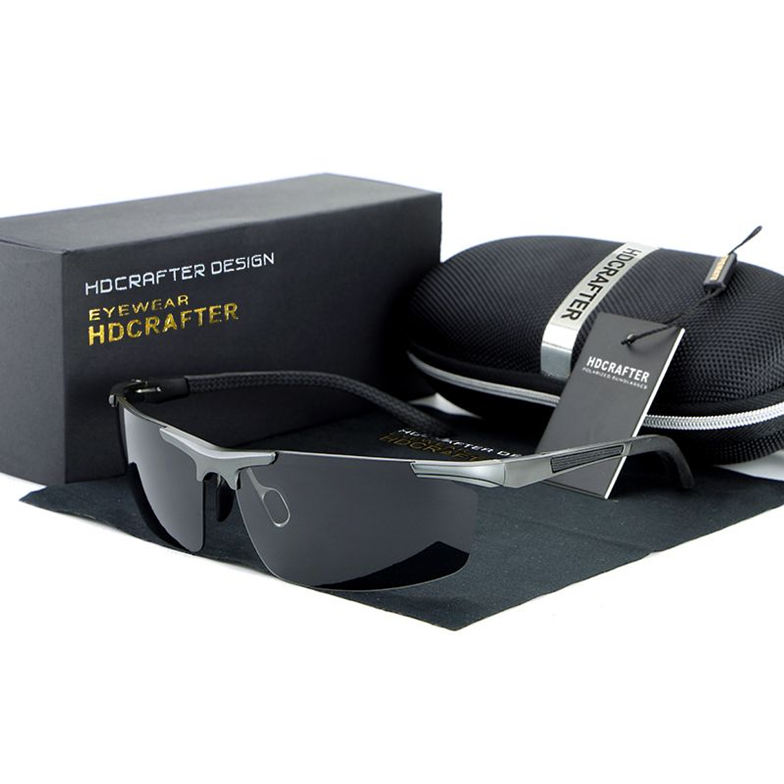 Gafas Lentes Sol Profesionales HDCRAFTER 8530 Gris 1