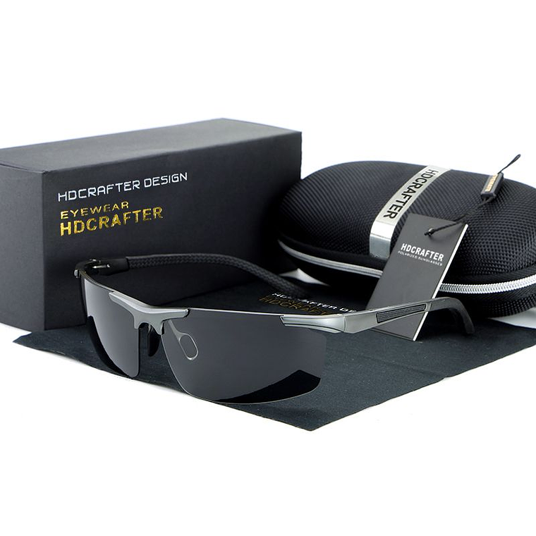 Gafas Lentes Sol Profesionales HDCRAFTER 8530 Gris 1