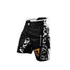 Pantaloneta Hombre SUOFT Velcro Deportiva Muay Thai Boxeo 12034 Negro