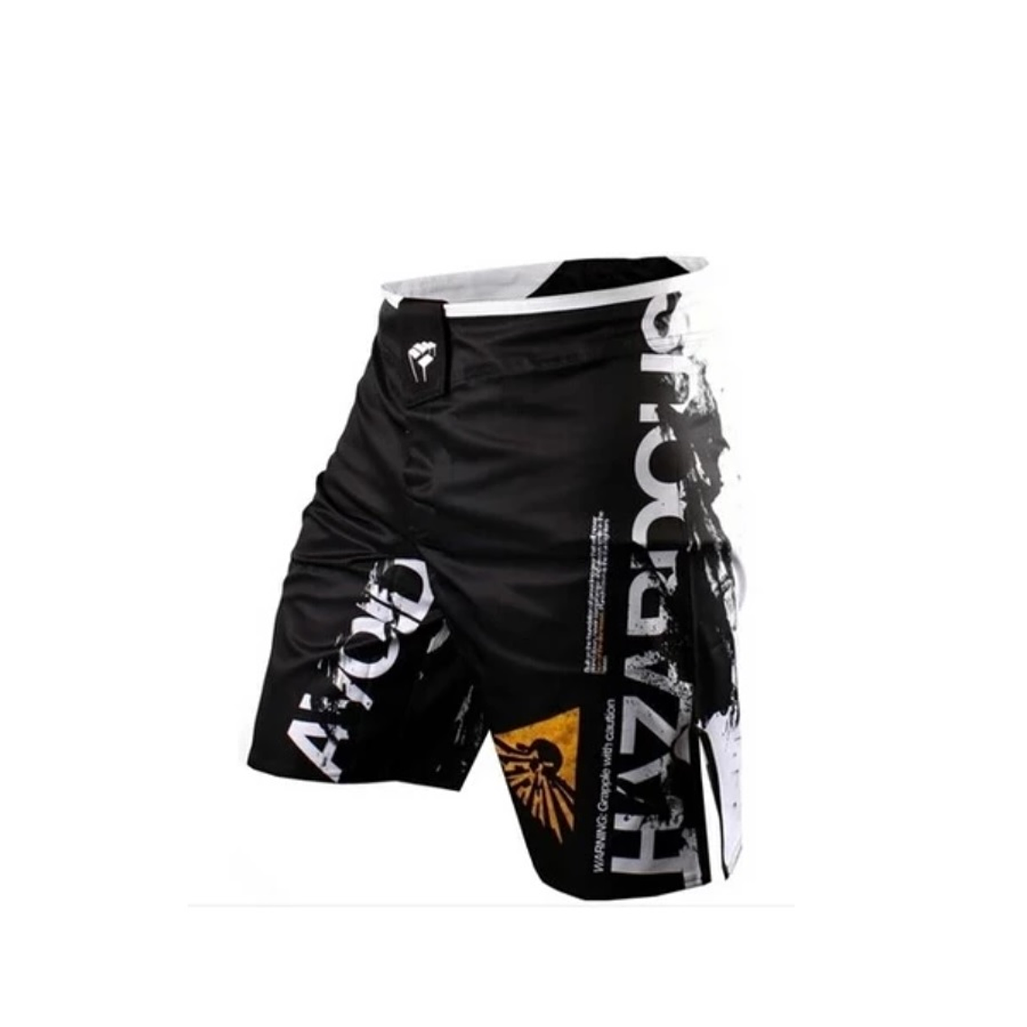 Pantaloneta Hombre SUOFT Velcro Deportiva Muay Thai Boxeo 12034 Negro 1