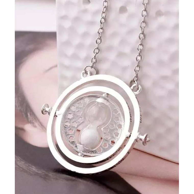 Dije Harry Potter Gira Tiempos Color Plateado 1