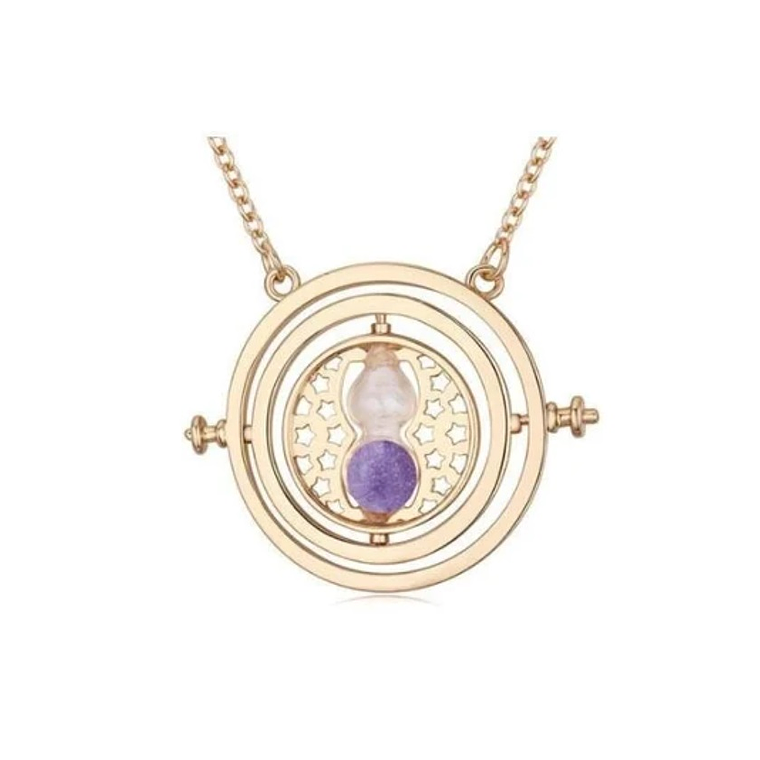Dije Harry Potter Gira Tiempos Color Dorado Purpura 2