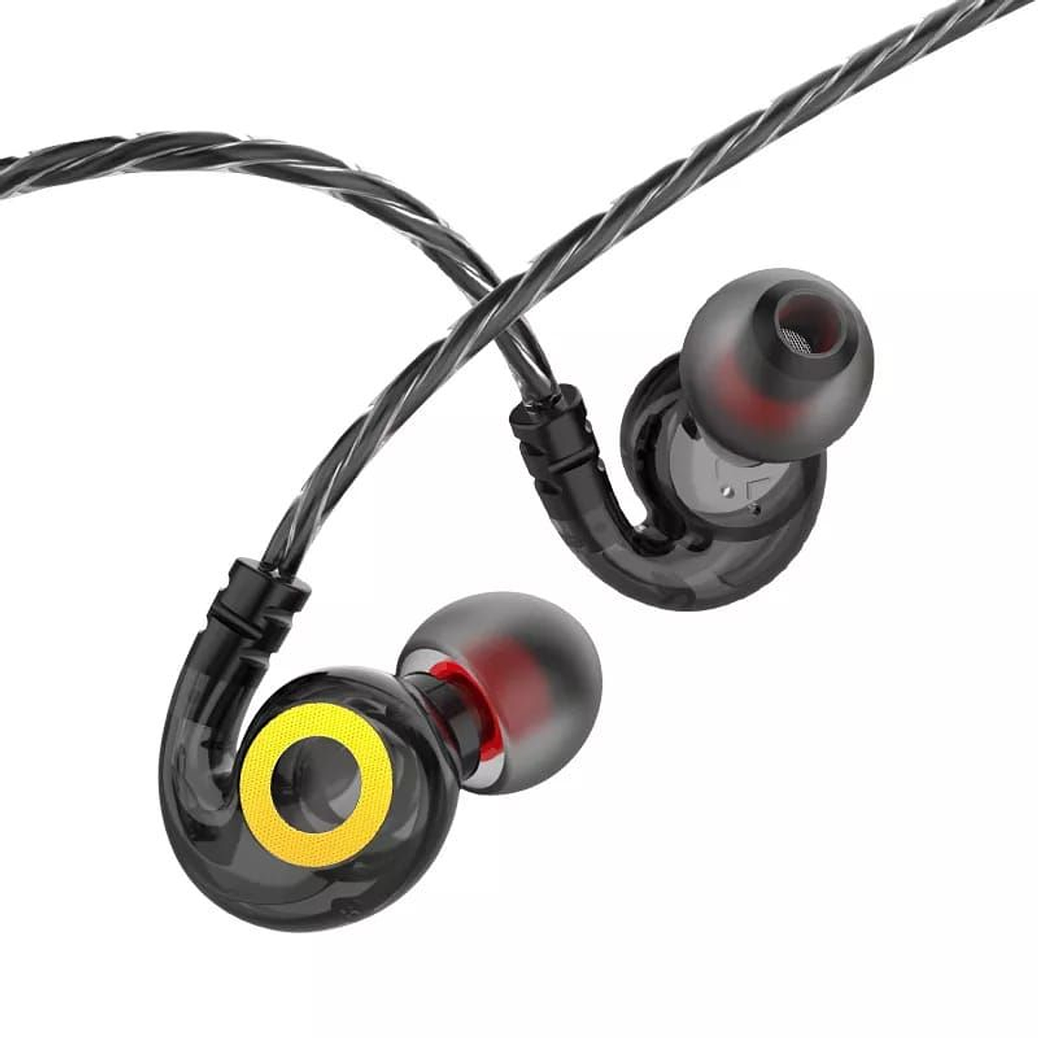 Audífonos UBMD Alambricos In-Ear Cancelación Ruido Gamer 558 Negro 2