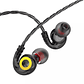 Audífonos UBMD Alambricos In-Ear Cancelación Ruido Gamer 558 Negro - Miniatura 2