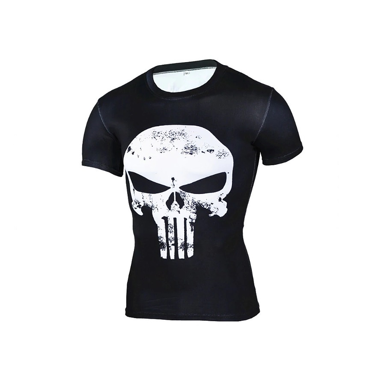 Camiseta UBMD Diseño Superhéroe Slim Fit Alter Ego PNS Negro 1