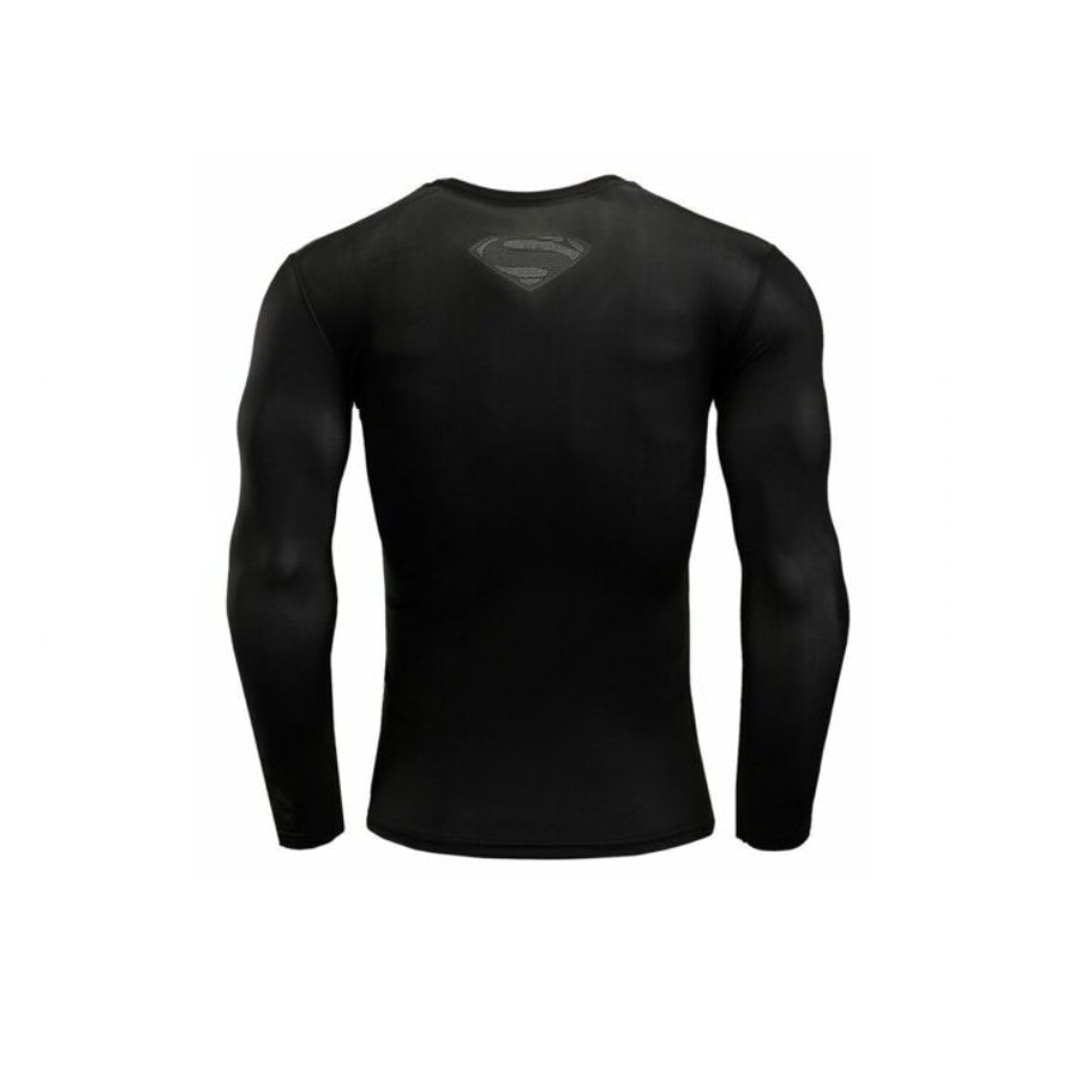 Camiseta UBMD Diseño Superhéroe Manga Larga Slim Fit SPM Negro 2