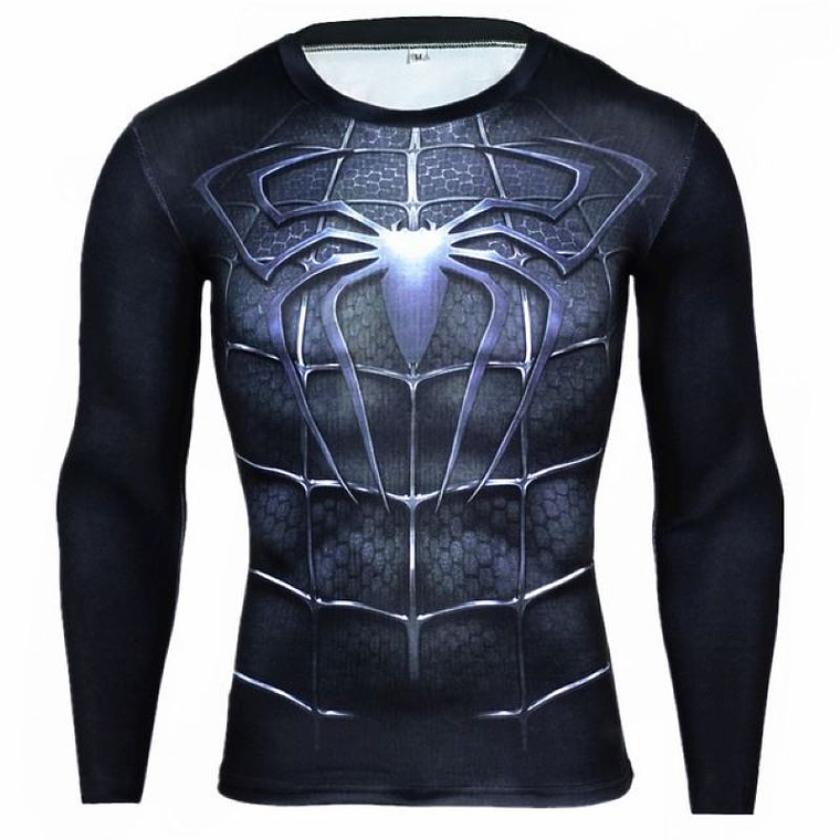 Camiseta UBMD Diseño Superhéroe Manga Larga Slim Fit SPM 1