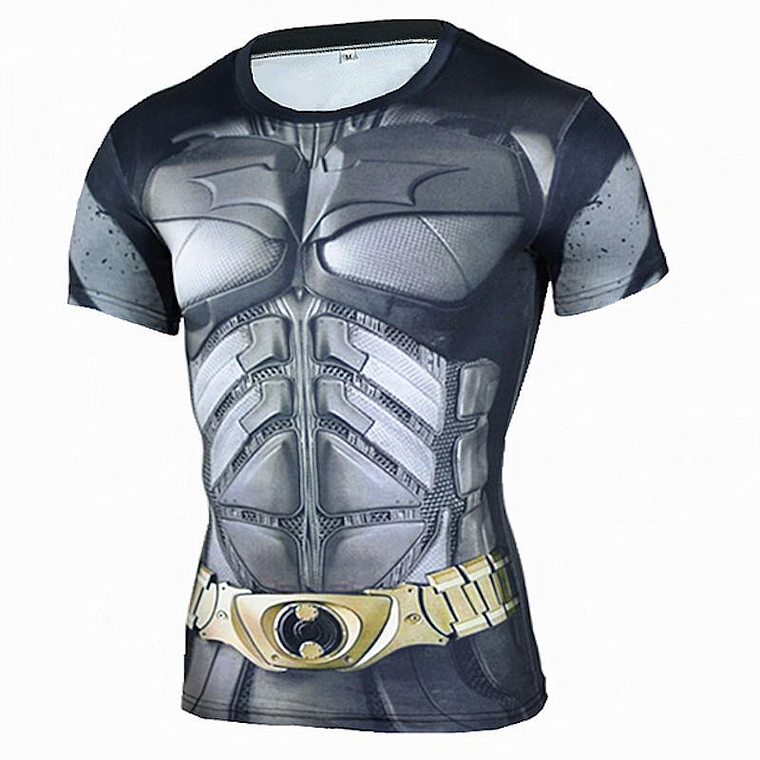 Camiseta UBMD Diseño Superhéroe Comprensión Manga Corta BTM TD02 1