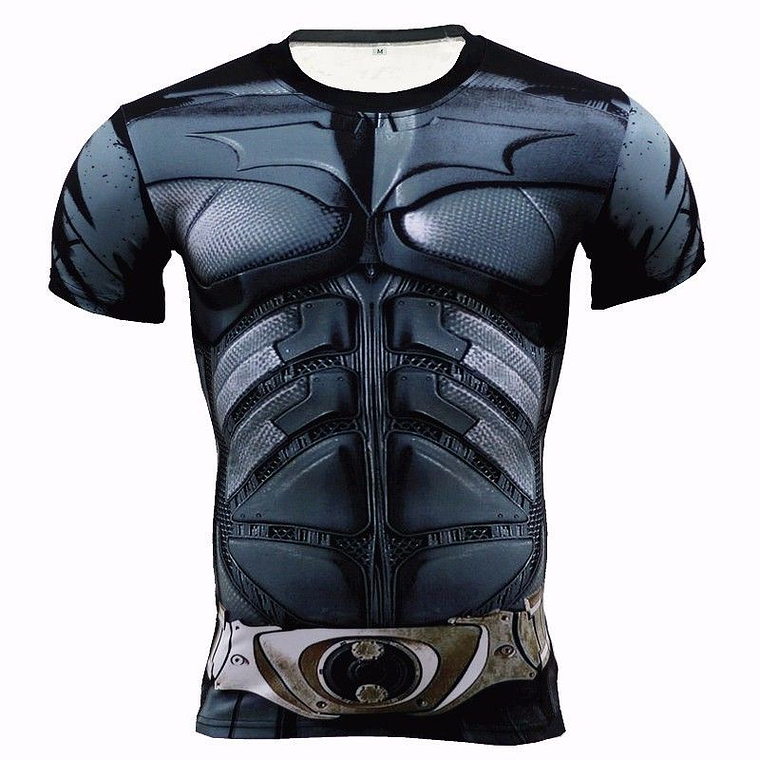 Camiseta UBMD Diseño Superhéroe Comprensión Manga Corta BTM TD02 2
