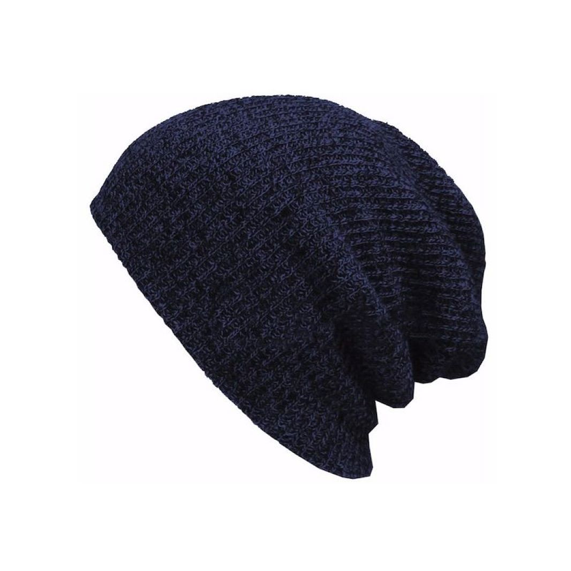 Gorro Beanie Punto Calido Acrilico Unisex 221 Azul 1