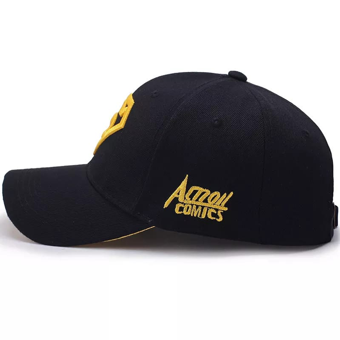 Gorra Beisbol Superman Poliester Negro Amarillo 3