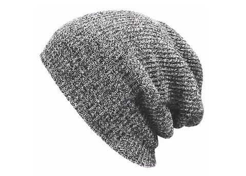 Gorro Beanie Punto Calido Acrilico Unisex 221 Gris Claro