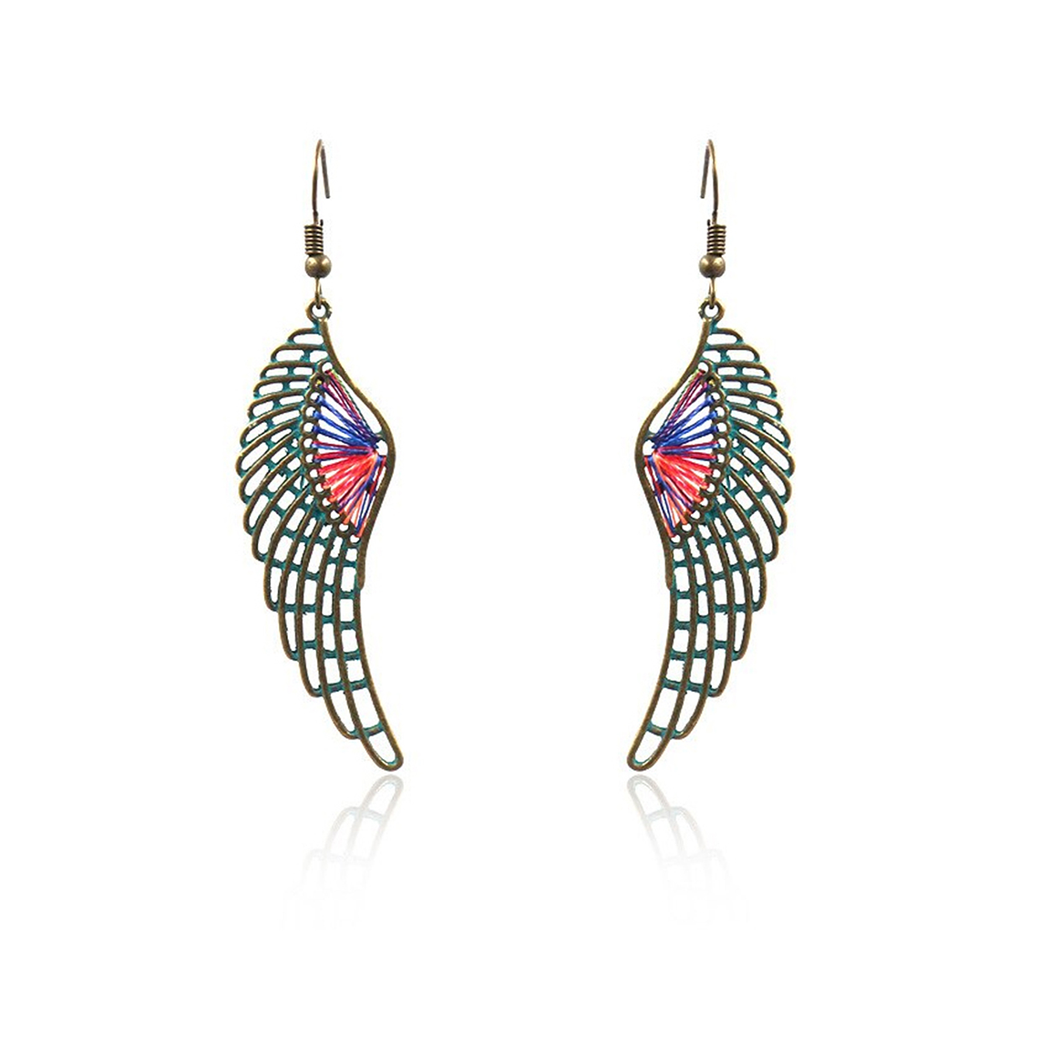 Aretes Ala De Angel UBMD Estilo Bohemio Tribal BH31421 1