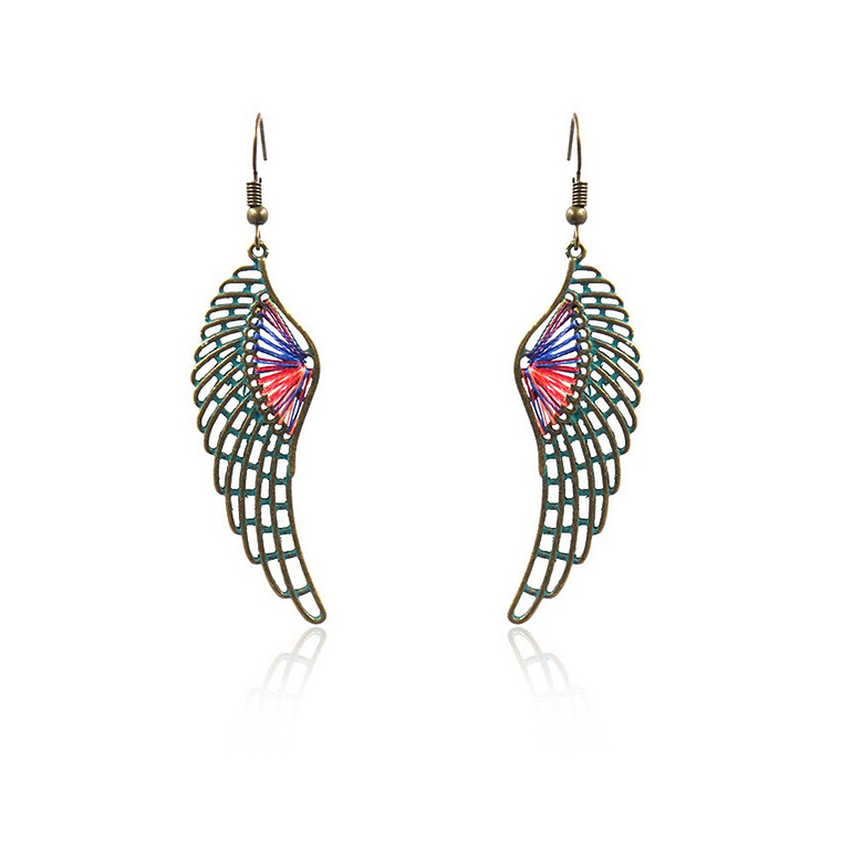 Aretes Ala De Angel UBMD Estilo Bohemio Tribal BH31421 1