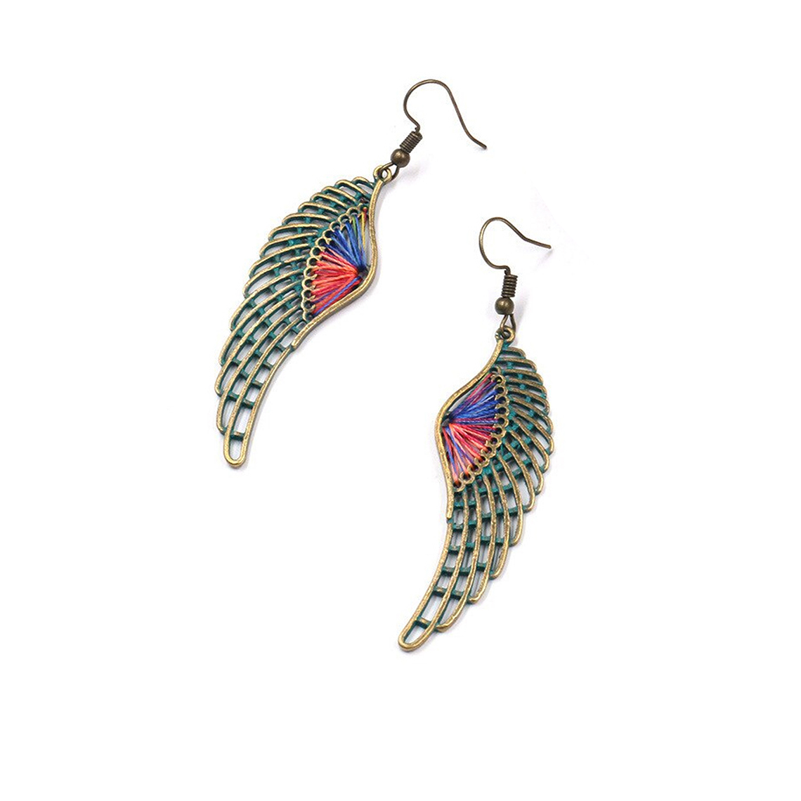 Aretes Ala De Angel UBMD Estilo Bohemio Tribal BH31421 2