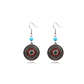 Aretes Retro Redondo UBMD Etnico Tribal BH35421 - Miniatura 1