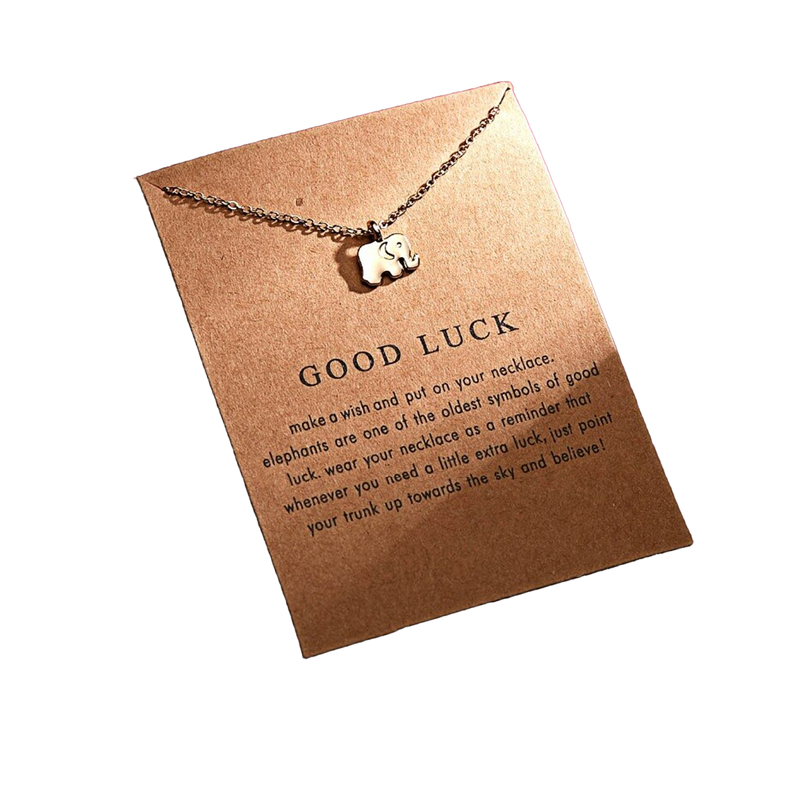 Collar Dije Mujer Elefante Referencia Good Luck BH34421 2