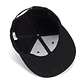 Gorra Plana Beisbol Hip Hop Unisex Algodon Bordado 3D Negro - Miniatura 3