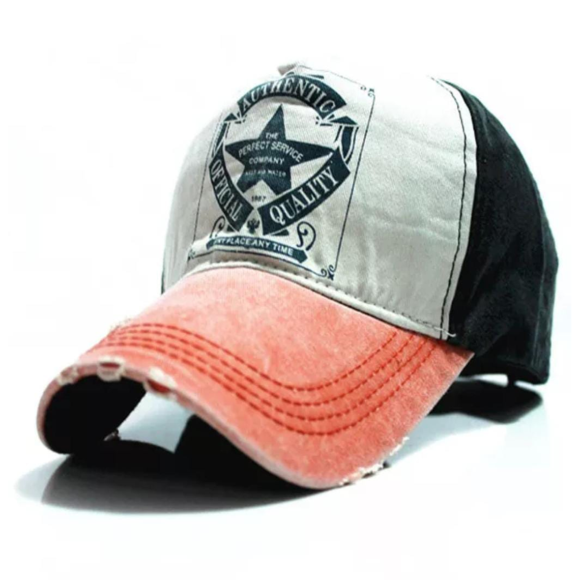 Gorra Beisbol AOQ 5 Ajustable Color Gris Azul 1