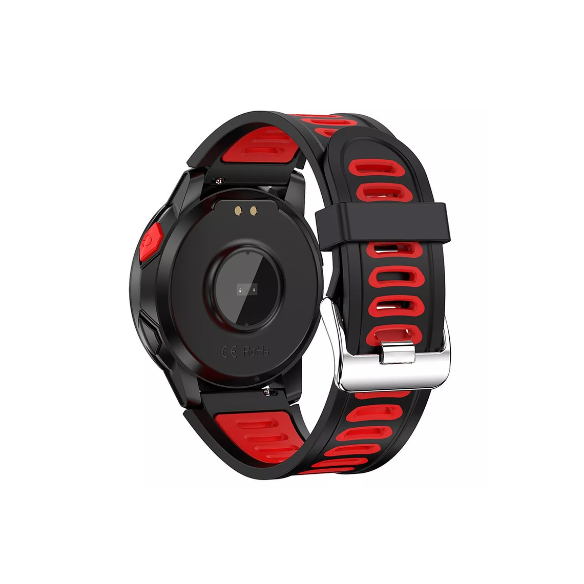 SmartWatch Deportivo UBMD Monitor Frecuencia Cardíaca IP67 L6 Negro Rojo 2