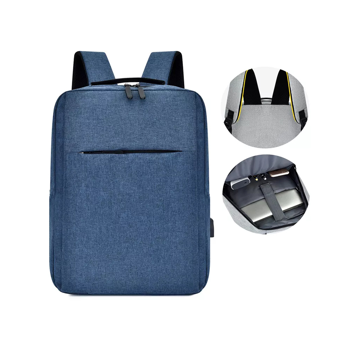 Morral Antirrobo UBMD Portatil 14 Pulgadas  Cargador USB LB015 2