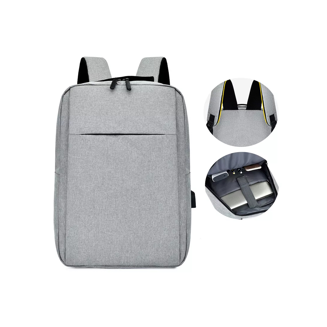 Morral Antirrobo UBMD Portatil 14 Pulgadas  Cargador USB LB015 6