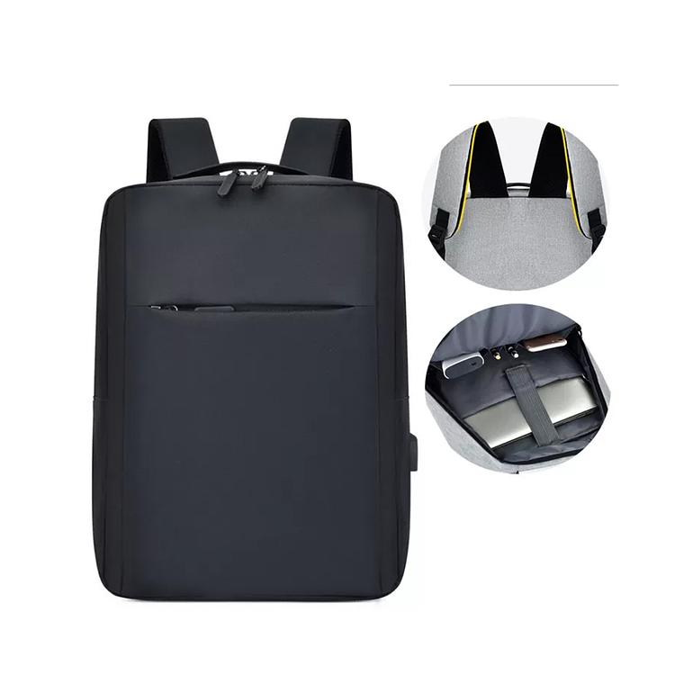 Morral Antirrobo UBMD Portatil 14 Pulgadas  Cargador USB LB015 10